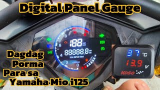 Digital Speedometer Installed in Yamaha Mio i125 / #yamahamioi125