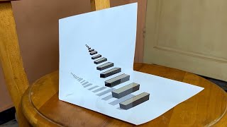 3D drawing With steps