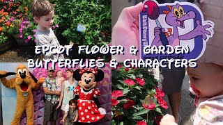 Epcot Flower & Garden Festival Butterfly House, Passholder Figment Magnet, Chase Visa Character Spot