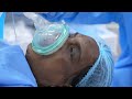 Old Woman Accident Trauma going under General Anesthesia