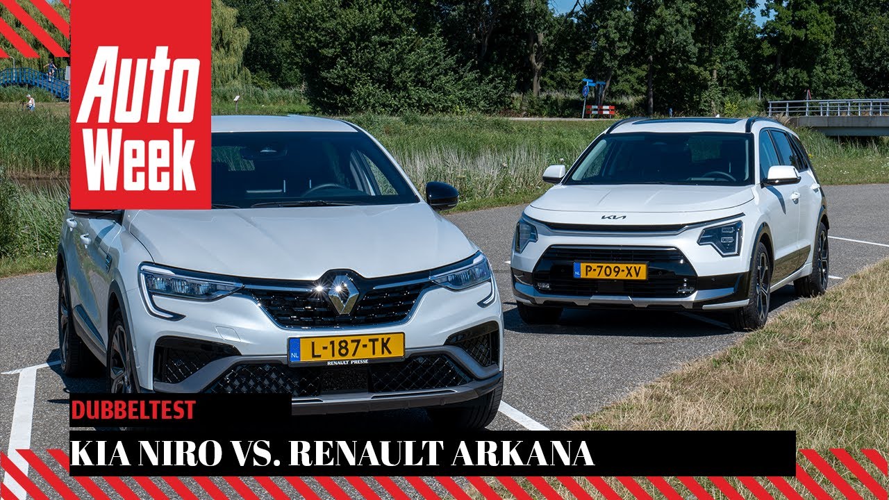 Kia Niro vs. Renault Arkana AutoWeek Dubbeltest - YouTube