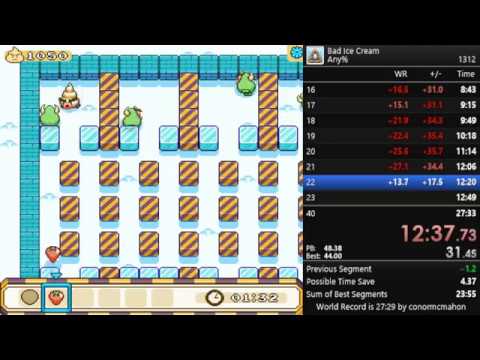 Any% in 02:18:13 by Star - Bad Ice Cream - Speedrun