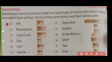 Class-3 ; Sub-Computer ; Ch-4 ; part-2 ; More about Keyboard