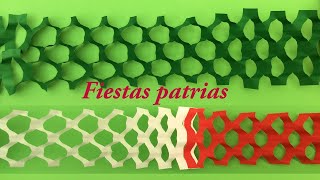 Adornos para fiestas Patrias | Decoraciones para fiesta  mexicana | PapelyManualidades