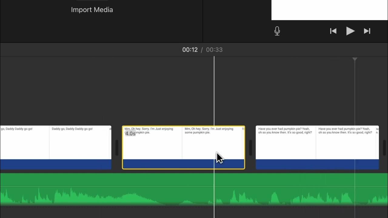 How to Sync Lyrics to Audio in iMovie for Beginners YouTube