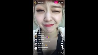 170503 Girl's Day Minah Instagram Live 걸스데이 민아 인스타 라이브 Before 53rd Baeksang Arts Awards