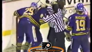 012 Oct 9, 1988 Uwe Krupp vs Rick Tocchet Buffalo Sabres vs Philadelphia Flyers