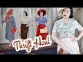 A Very Retro Thrift Haul - Thrifting for Vintage Style