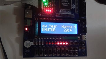 LCD 16x2 Module FPGA Board