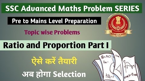 🔥 Advanced Ratio and Proportion Questions for SSC, Railway & Defence Exams | High-Level Practice