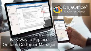 DejaOffice PC for Outlook - Easy and Fast Customer Manager CRM Plugin screenshot 3