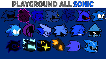 FNF Character Test | Gameplay VS My Playground | ALL Sonic Test #5