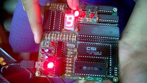 L.E.D Follower using 8085 part 1