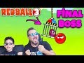 REDBALL 3 BİTTİ! FİNAL BÖLÜM BOSS GELDİ! HİLE YAPTIK BUG BULDUK! | REDBALL 3 KIRMIZI TOP OYNUYORUZ