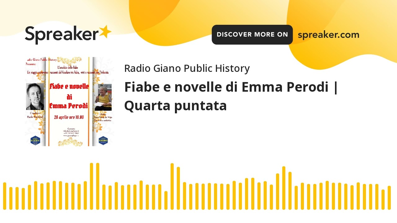 Fiabe e novelle di Emma Perodi | Quarta puntata