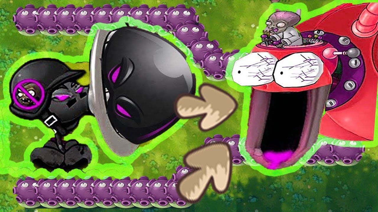 Doom Gatling Pea Vs All Shroom PvZ Vs Doom Golden Dr Zomboss Plants Vs ...