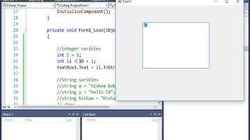 المتغيرات الرقمية في لغة السي شارب- C# Integer -  دورة تعليم السي شارب