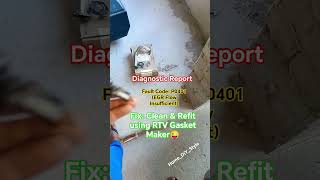 FAULT CODE P0401 (EGR Flow Insufficient ) RESOLVED FAULT CODE P0401 (EGR Flow Insufficient ) RESOLVED