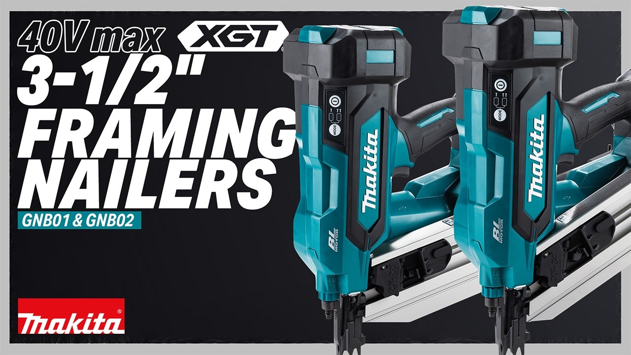 Makita 40V Max XGT Brushless Cordless 21 Degree Full Round Head 3