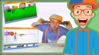 1 hour blippi compilation educational videos for children sink or float