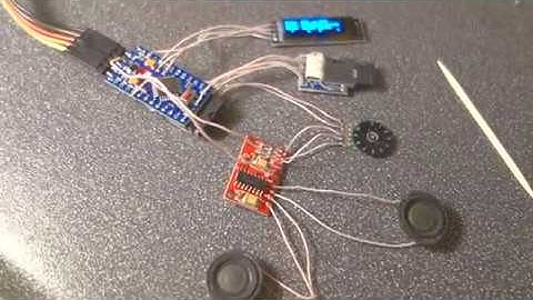 Arduino PSG AY 3 8912 player with OLED.