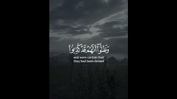 أواخر سورة يُوسُف بصوت الشيخ عَبدالرحمٰـن مُسعد🤍