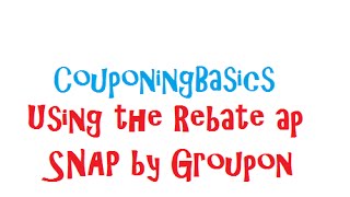 Using Snap Ap by Groupon