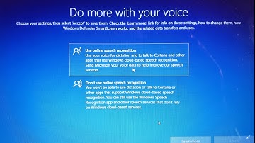 Windows 10 October 2018 update privacy speech recognition and Cortana
