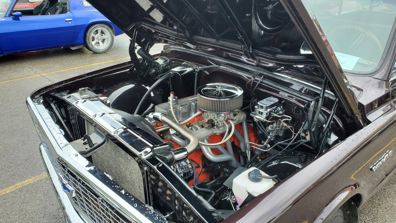 71 Chevy truck with a built 292 straight 6 in it!