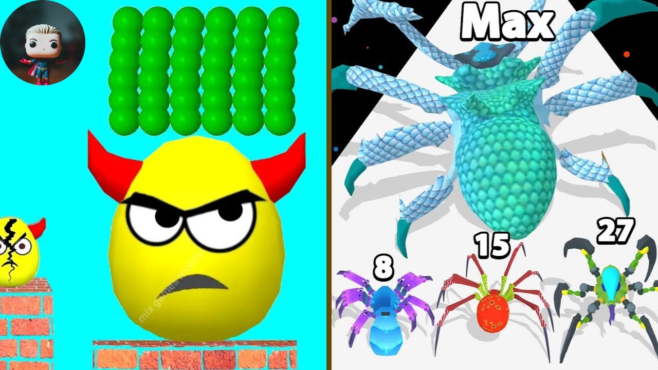 Draw To Smash Vs Spider Insect Evolution Run Part 02