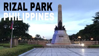 Luneta Park Walking Tour  Sobrang Linis At Sobrang Ganda Narizal Park Philippines