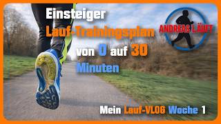 Andreas läuft – Lauf-VLOG Folge 1 | Einsteiger Lauftraining für Couchpotatoes 🏃‍♂️✨