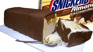 Мороженое Сникерс с миндалем/ Snickers ice cream Мороженое Сникерс с миндалем/ Snickers ice cream