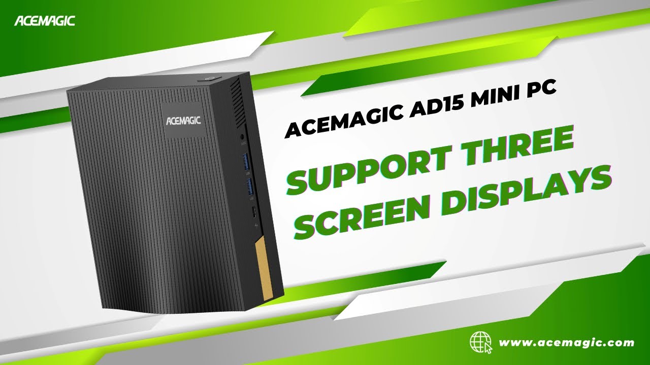 ACEMAGIC AD15 Mini PC 🚀💥 can connect 3 ultra HD screens at the