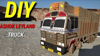 How To Make 14 wheel Rc Ashok Leyland Truck With Cardboard Homemade ll DIY🔥🔥