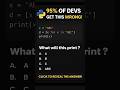 Day 58 | Python Interview Questions | Why x Is Still "ABC" After List Comprehension 🔥#python #shorts