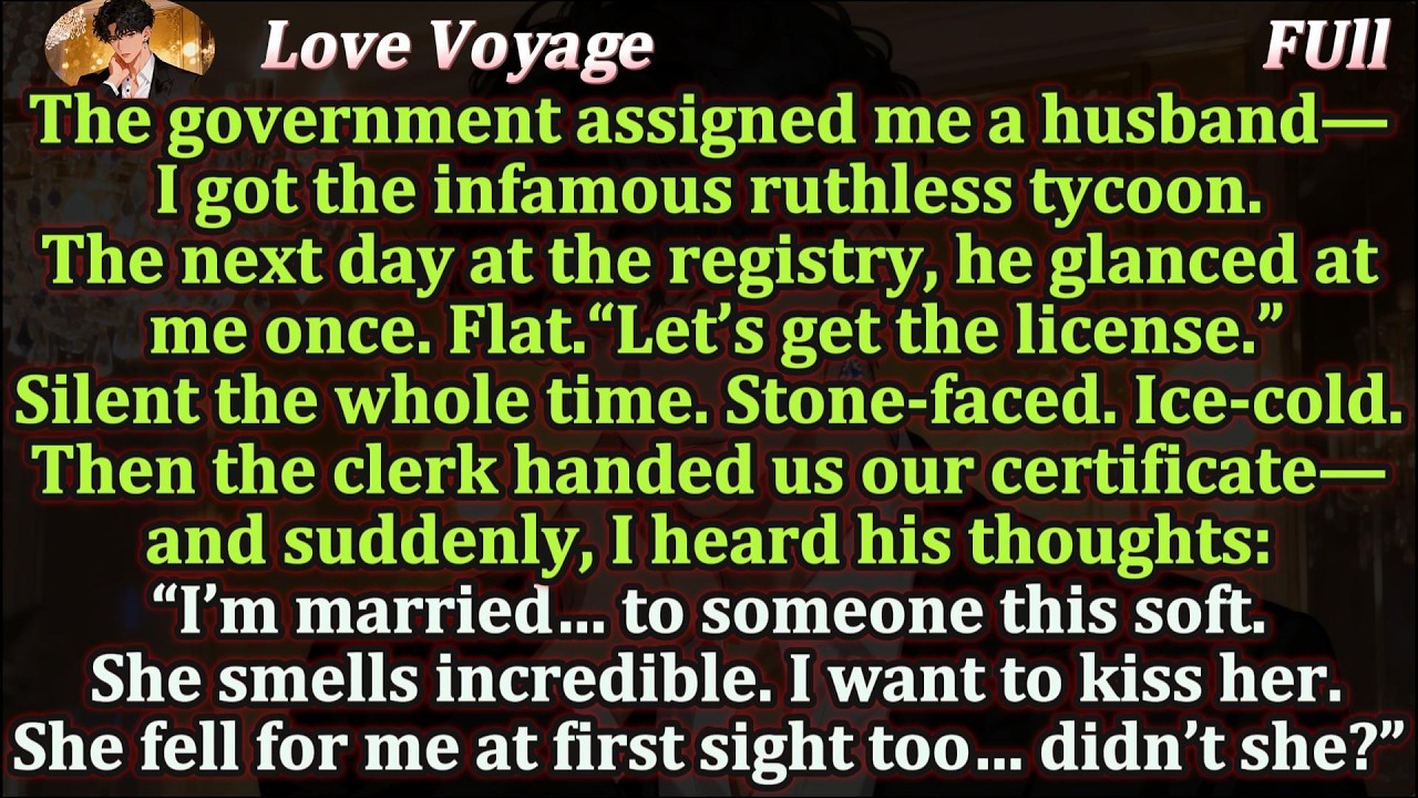 “On our wedding day, he looked cold—like signing a contract. Then I heard his thoughts… he was shy.”