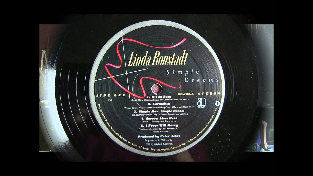 "1977" "Tumbling Dice" & " Blue Bayou", Linda Ronstadt (Classic Vinyl