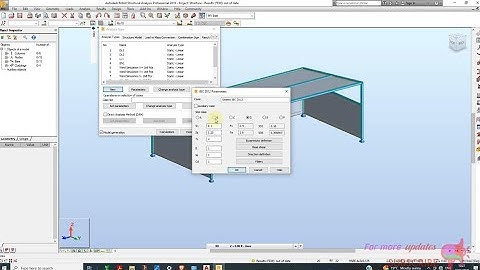 How to Add Automatic Seismic Loads in Robot Structural Analysis using model analysis