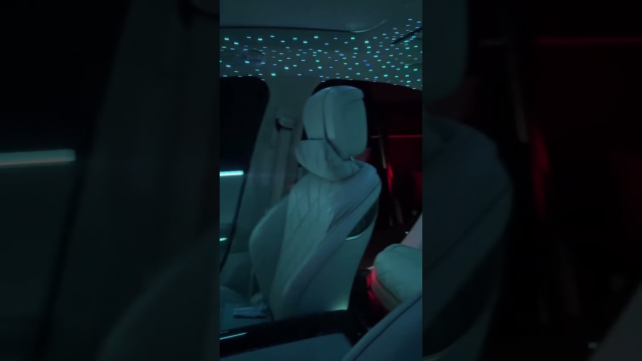 Mercedes S580 Stars In The Ceiling W  Stars in The Pillars With 3,000+ Stars & 1,000+ Color options.