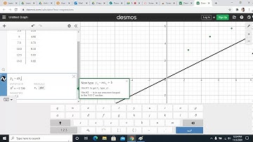 Quadratic Regression in Desmos