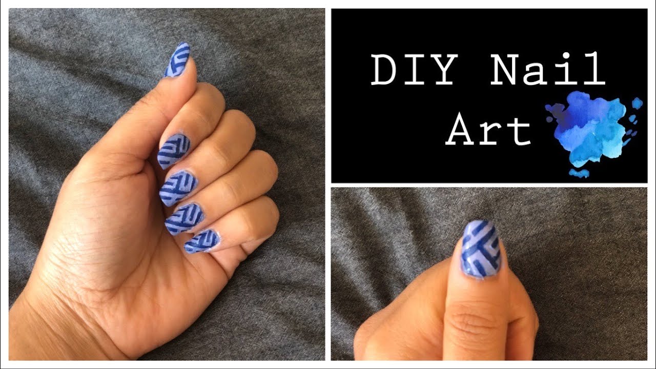 nail art at home without tools