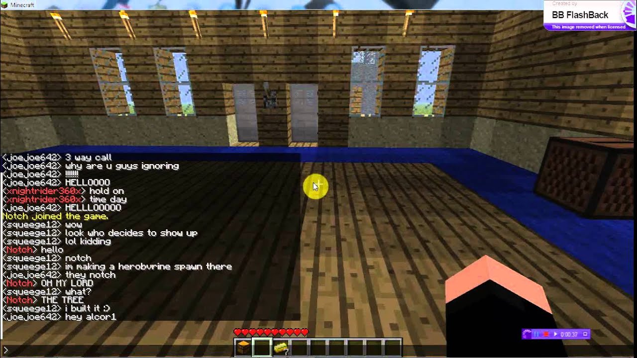 notch is real. minecraft!! - YouTube