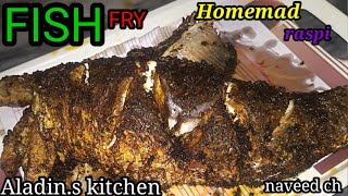 Fish Fry Recipe By Aladins Kitchen | Easy Home Made Fish Fry Pakistani Style | Masala Fish Fry 2022