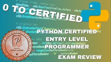 Python Certified Entry Professional PCEP Exam Review  | How to | Study Tips and Tools | [2024]