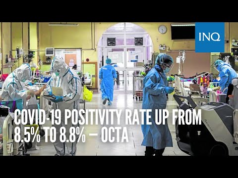 COVID-19 positivity rate up from 8.5% to 8.8% — OCTA | #INQToday