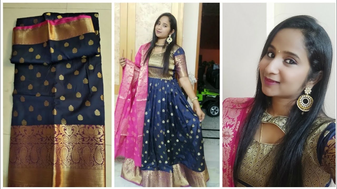 pattu frock designs