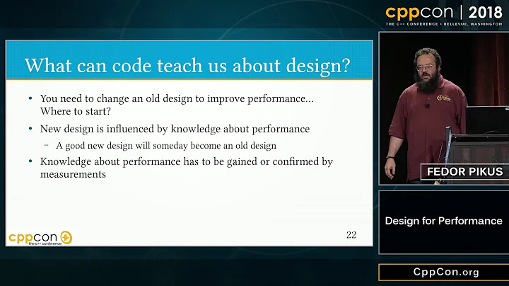 CppCon 2018: Fedor Pikus Design for Performance