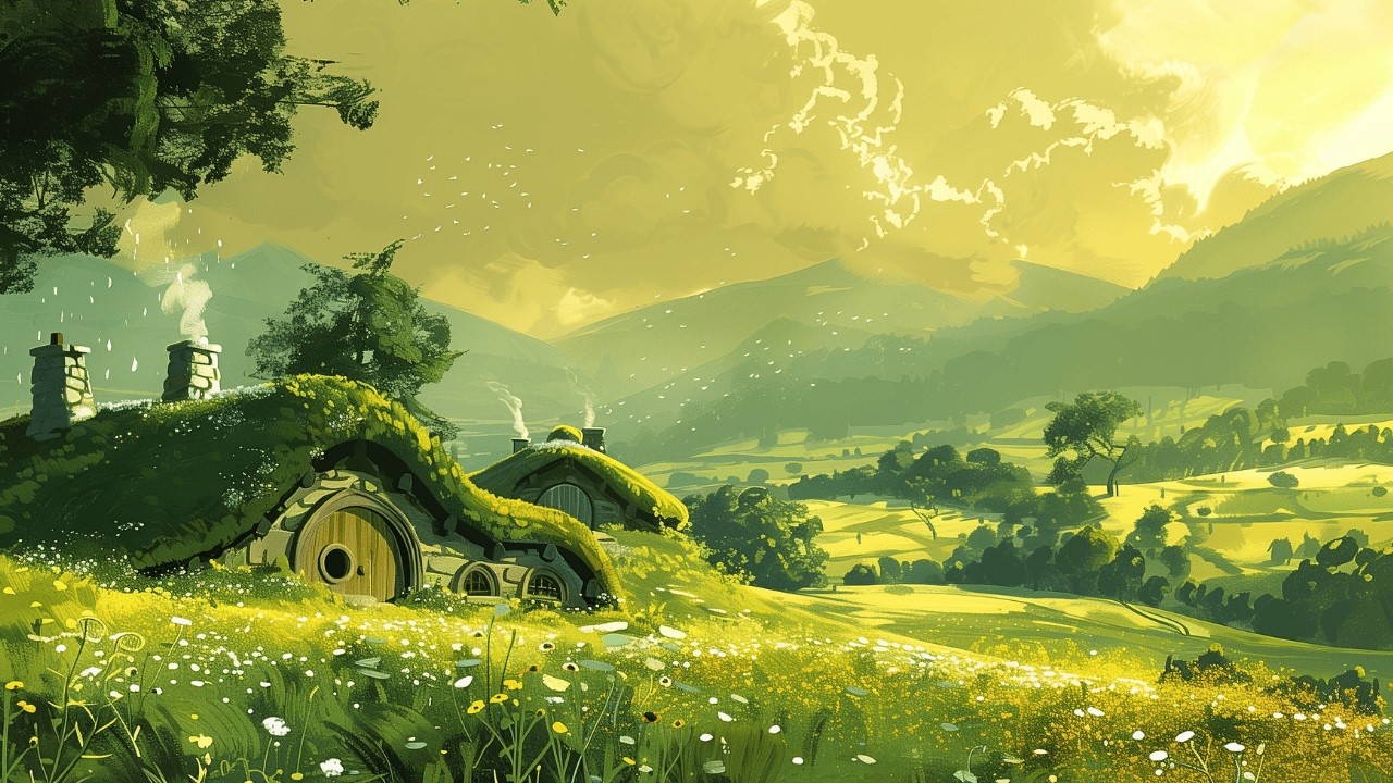The Shire at Rest | Relaxing Middle-Earth Fantasy Music #lotr