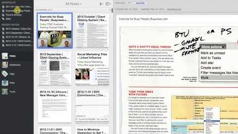 Evernote 5 for Mac - How To Use Shortcuts